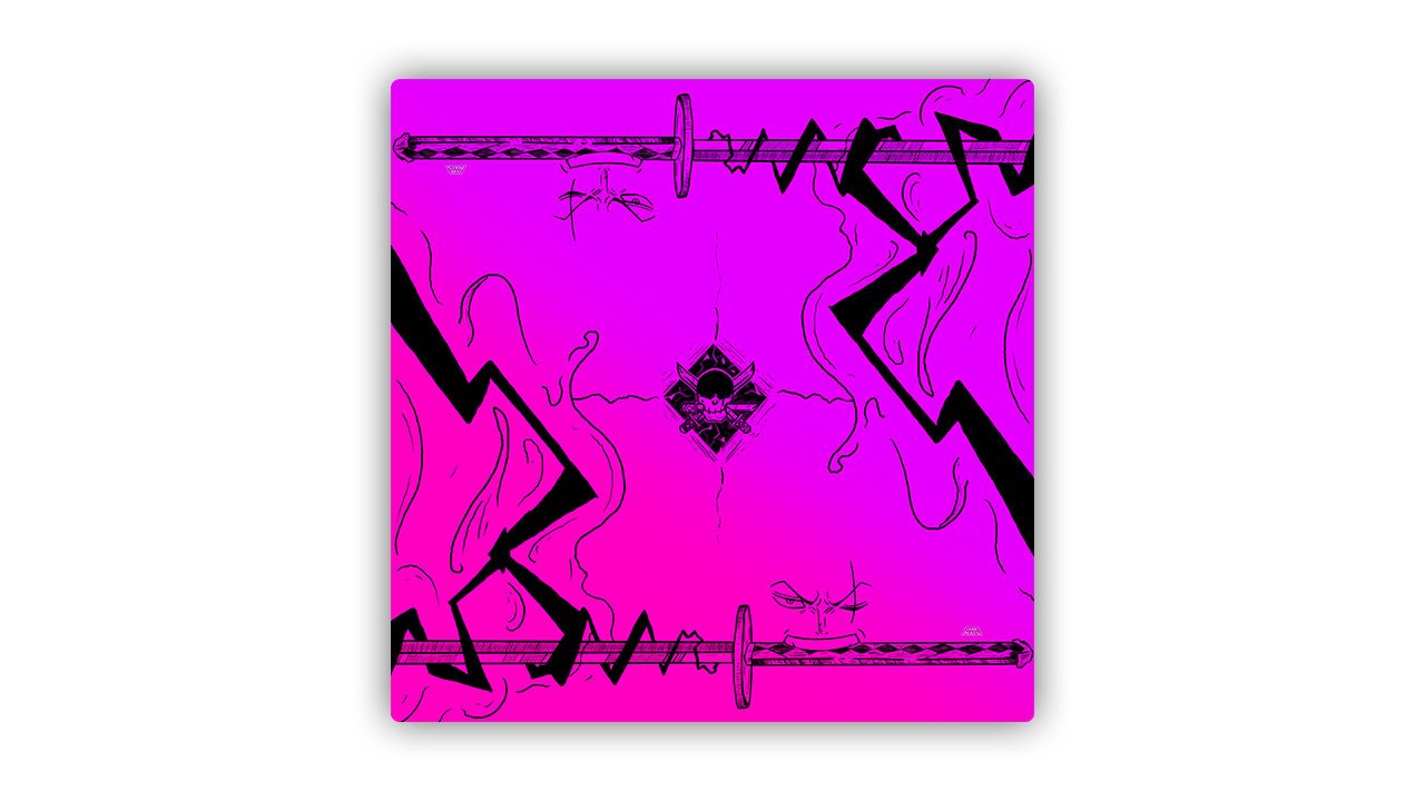 Triple-Blade Swordsman 2 Player Cloth Playmat